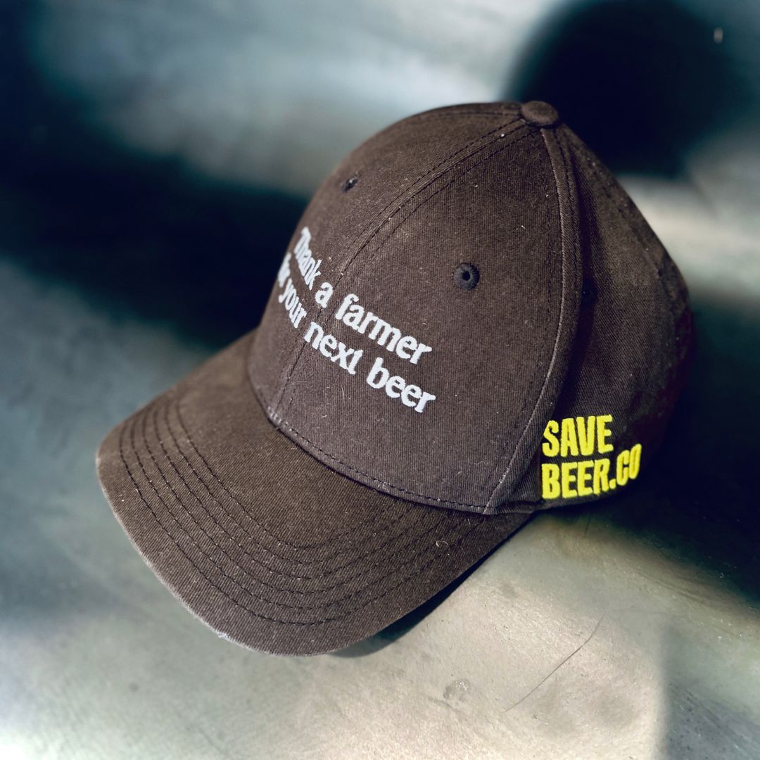 Save Beer x Seed Terminator Black Cap 'Thank a Farmer for your next Beer'